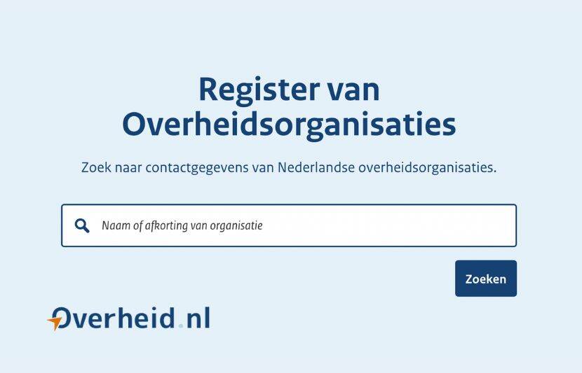 Register van Overheidsorganisaties